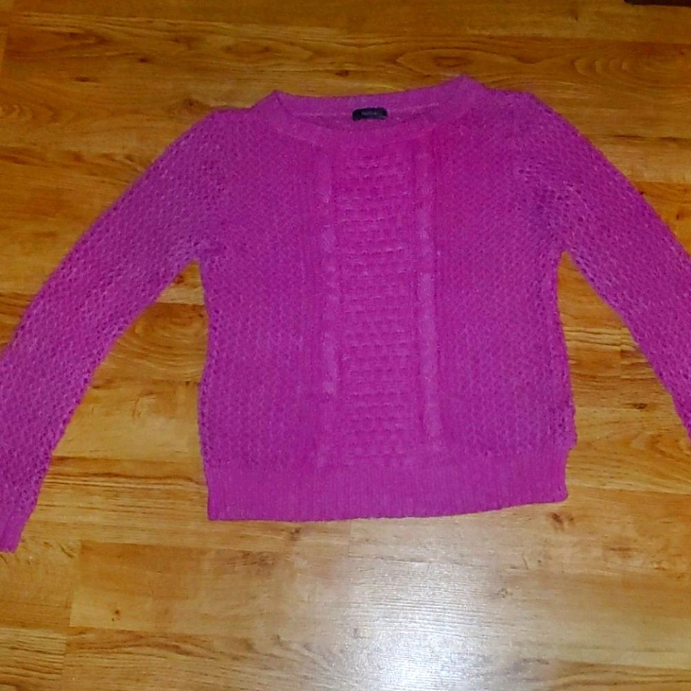 HOT PINK KNIT SWEATER NWOT